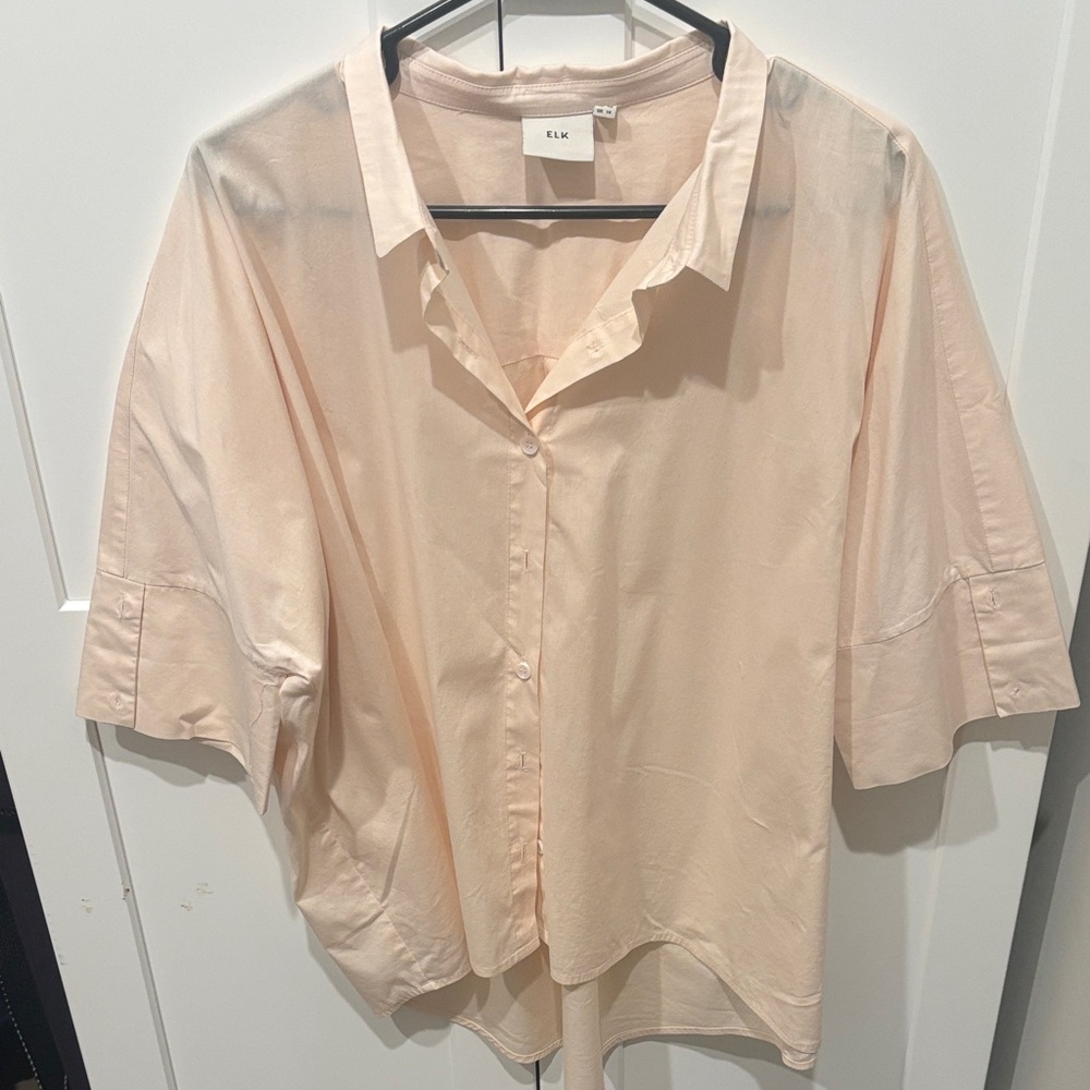 Elk Soft Pink Oversized Shirt